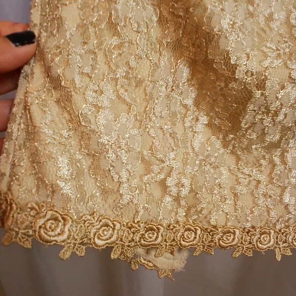 (#480) Joan & Lucy Cream Color Button Down Corset - Picture 10 of 12